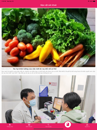 Screenshots Ứng dụng sổ tay Y tế: tra cứu và quản lý thông tin đơn thuốc của bạn