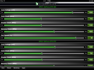 Screenshots MSI Afterburner: Phần mềm theo dõi hiệu năng cho máy tính