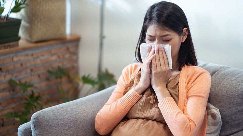 Bà bầu có thể ho khi bị nhiễm không khí lạnh Bà bầu có thể ho khi bị nhiễm không khí lạnh