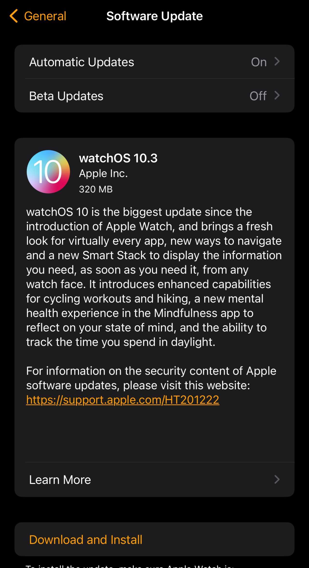Apple phát hành watchOS 10.3