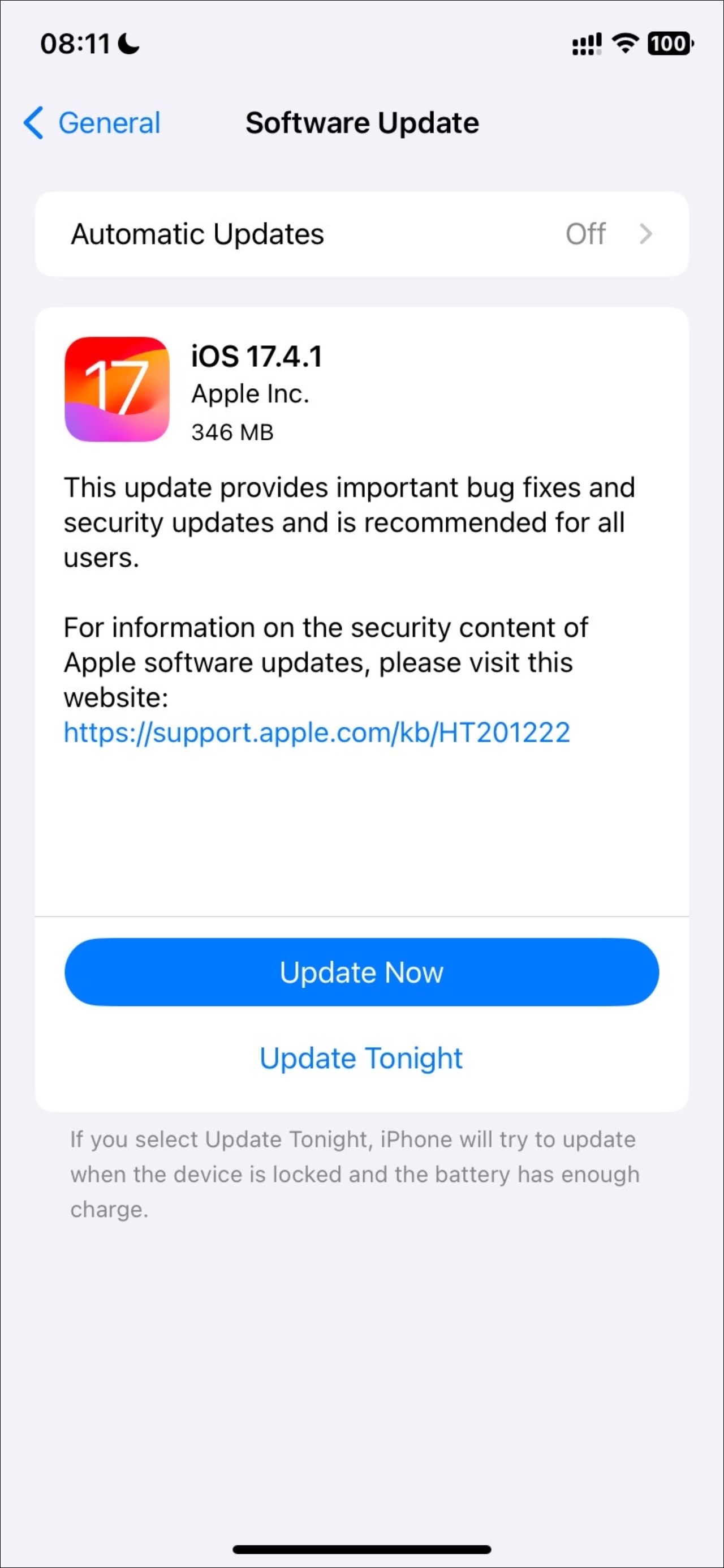 Apple phát hành iOS 17.4.1