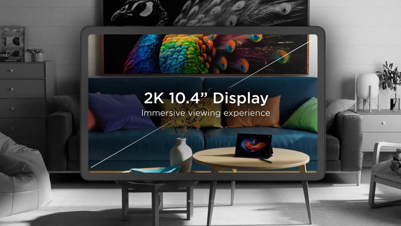 TCL Tab 10 LTE Gen 2 có màn hình lên đến 2K, chất lượng hiển thị sắc nét, màu sắc sống động