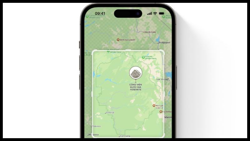 iOS 17 đ&atilde; cho ph&eacute;p người d&ugrave;ng tải bản đồ