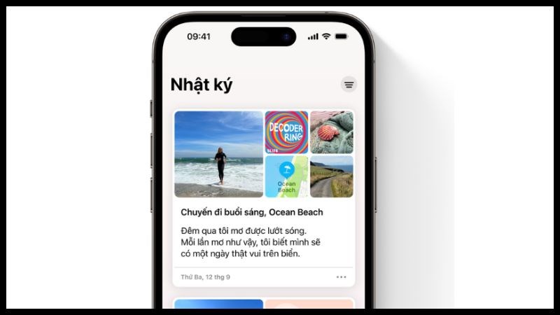 Viết nhật k&yacute; ngay tr&ecirc;n iPhone