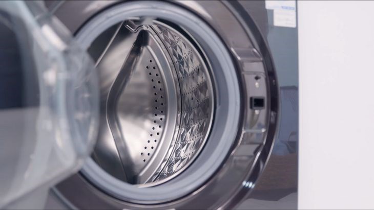 Máy giặt Samsung Inverter 10 kg WW10TP44DSB/SV - Cửa lồng