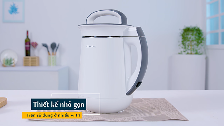 Máy làm sữa hạt Lock&Lock EJS226 có kiểu dáng gọn gàng