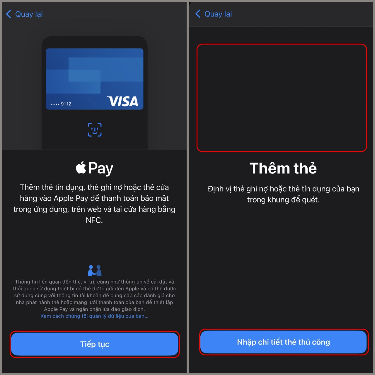 Cách thêm thẻ vào ví Apple Pay Cách thêm thẻ vào ví Apple Pay
