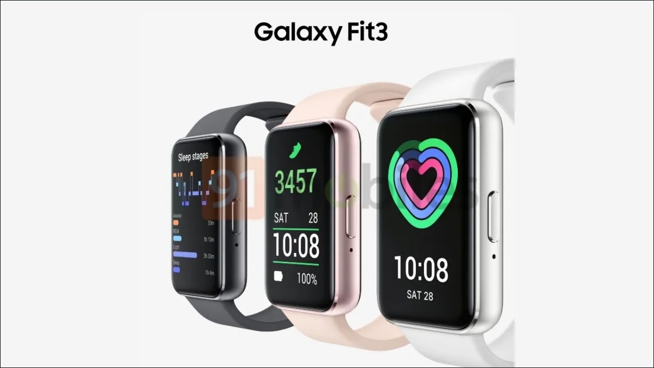 Tài liệu marketing của Galaxy Fit 3 được 91Mobiles đăng tải