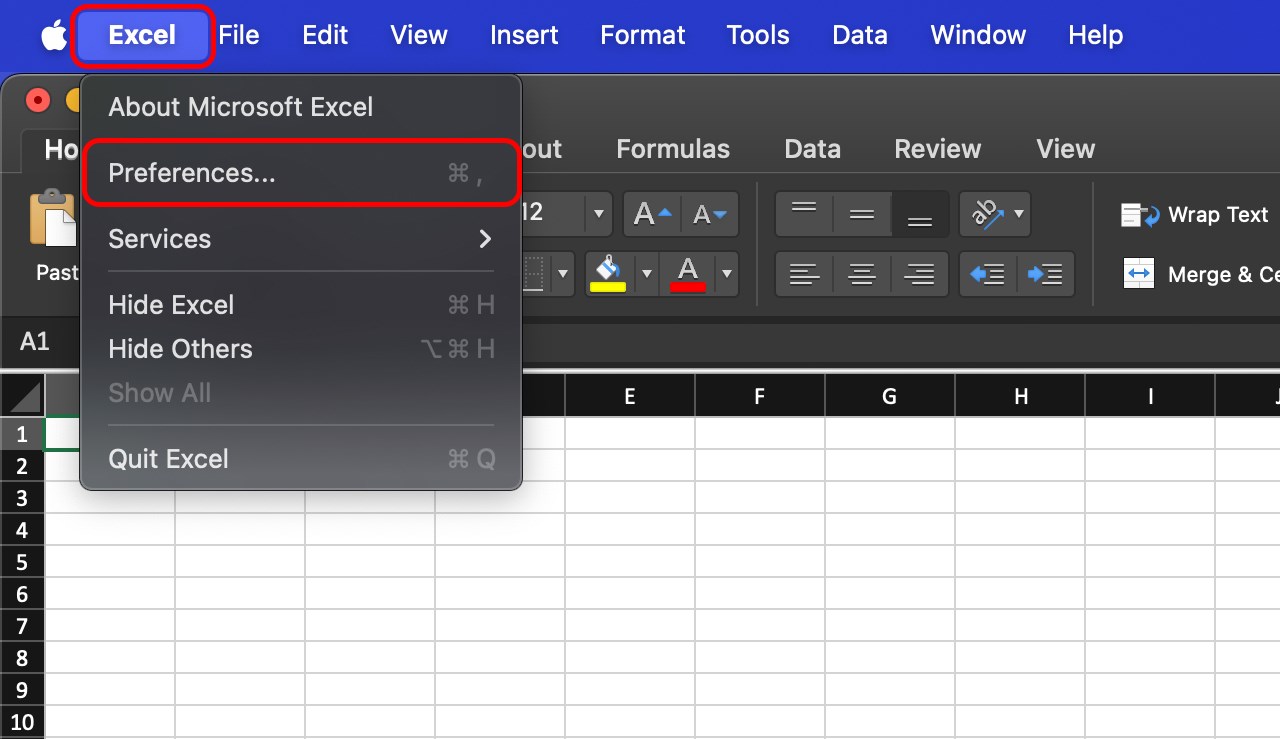 Cách xóa dòng kẻ ô trong Excel