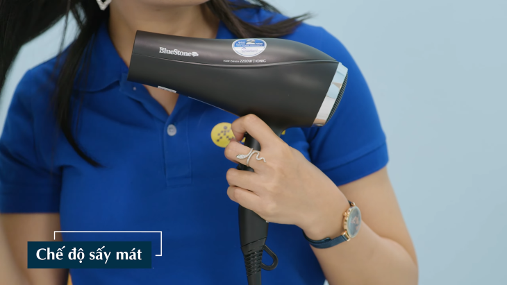 Máy sấy tóc BlueStone HDB-1863 - Chế độ sấy mát Chế độ sấy mát bảo vệ tóc tốt hơn