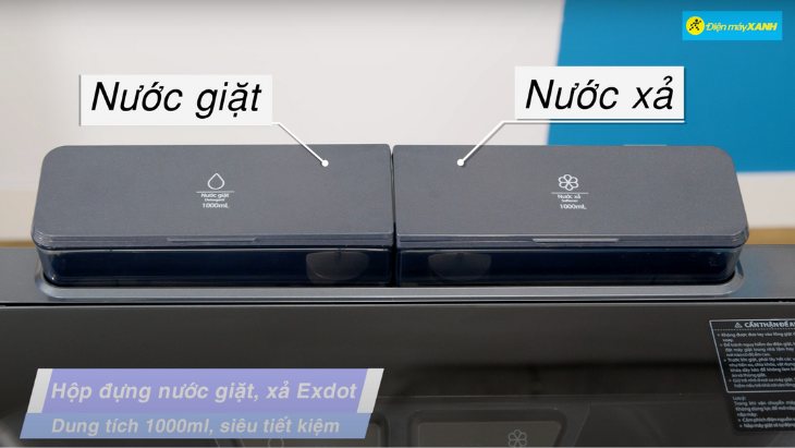 Máy giặt Toshiba Inverter 12 kg AW-DUM1300KV(MG) - Hộp đựng chất giặt Hai hộp đựng chất giặt xả lạ mắt