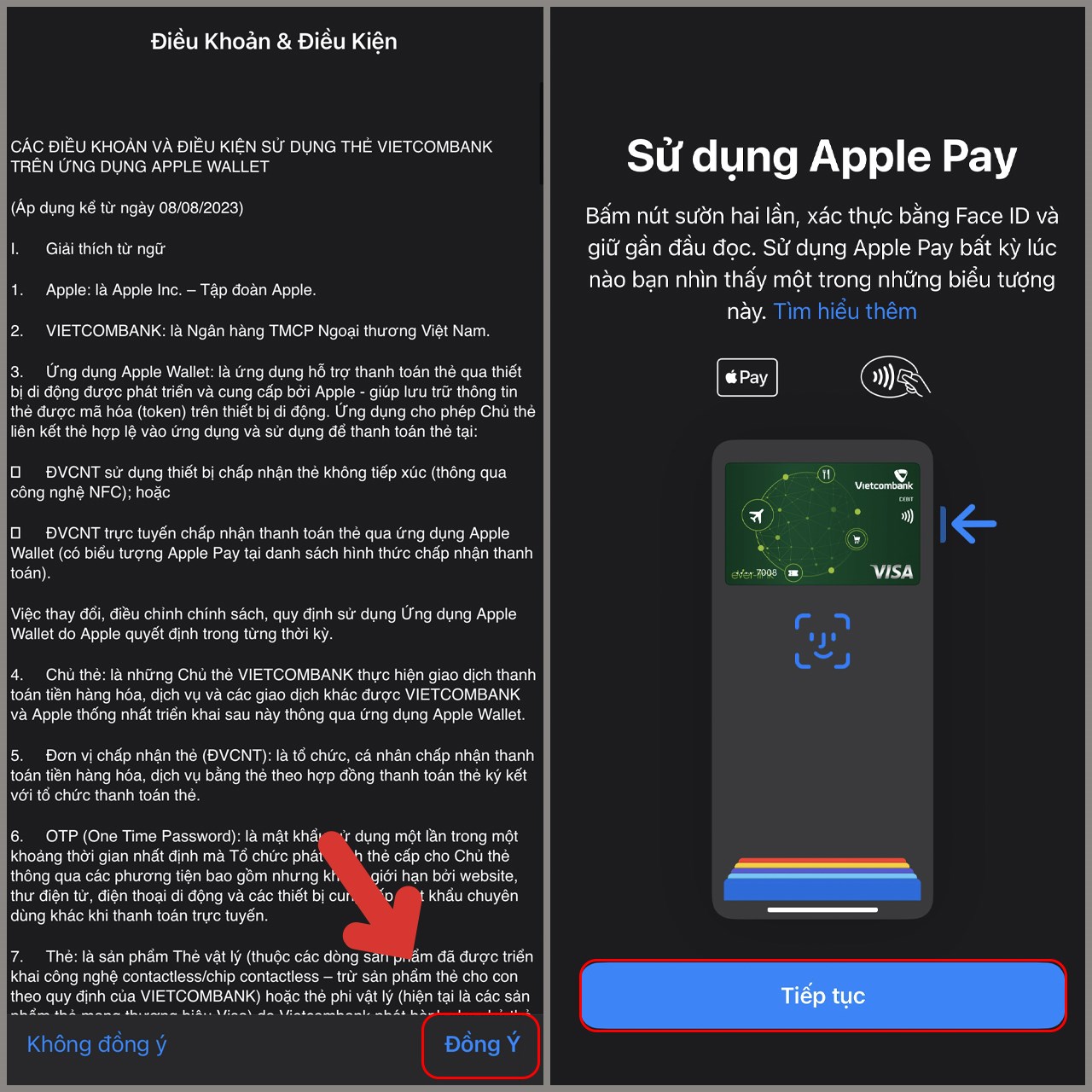 Cách thêm thẻ vào ví Apple Pay Cách thêm thẻ vào ví Apple Pay