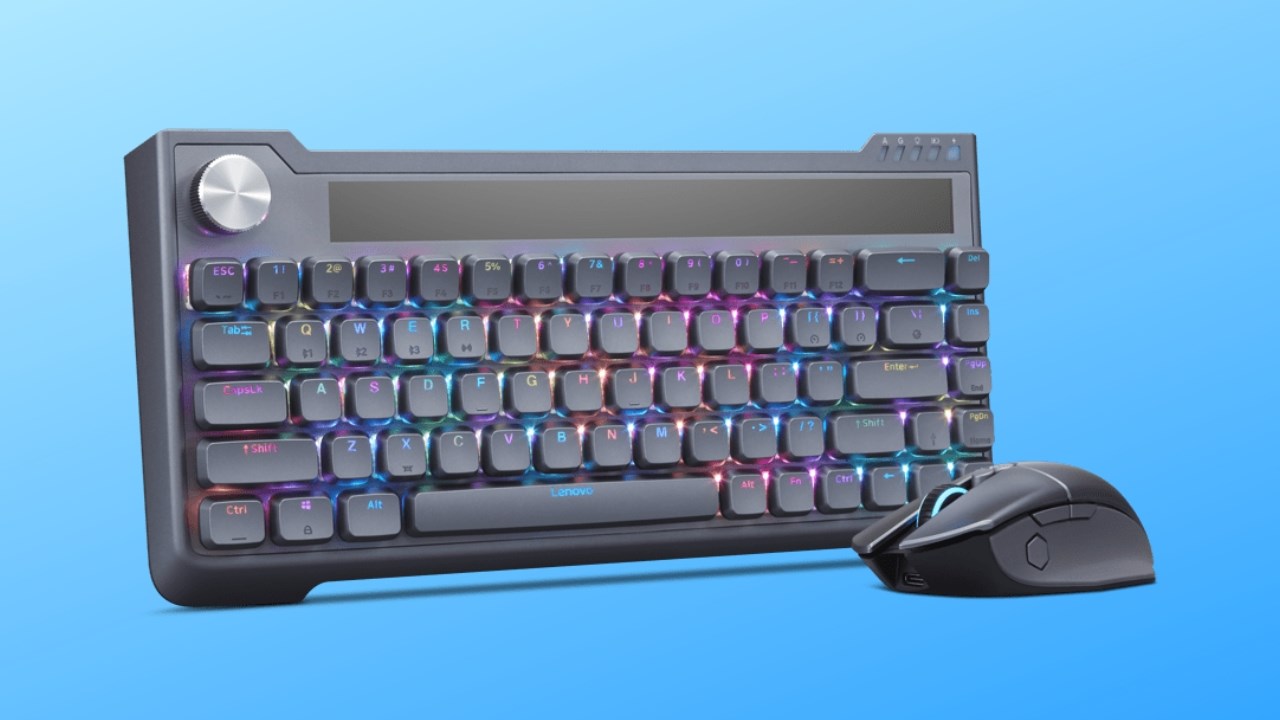 Lenovo đã công bố một concept về bộ bàn phím và chuột không dây sử dụng năng lượng cơ học và mặt trời