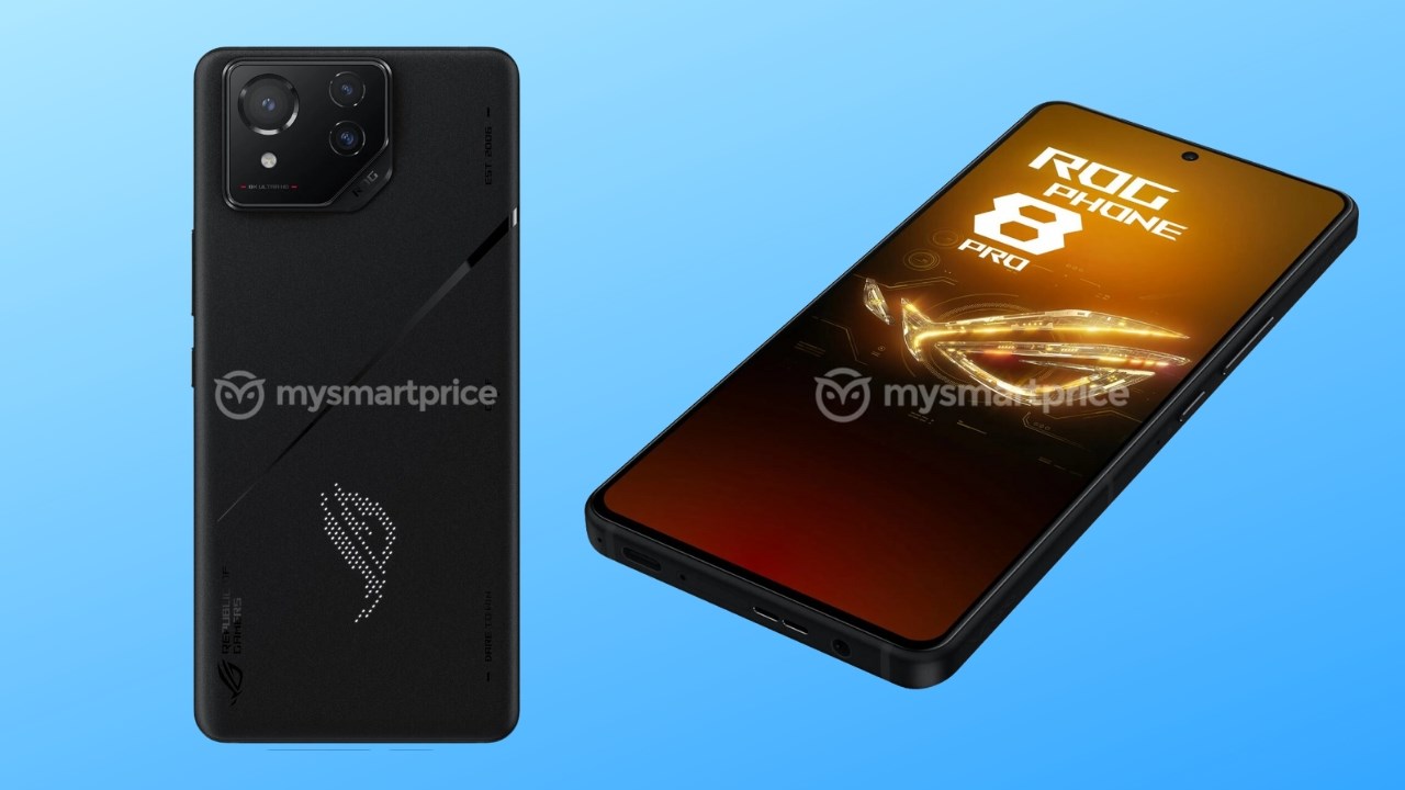 Mặt trước và sau của ROG Phone 8 được MySmartPrice đăng tải Mặt trước và sau của ROG Phone 8 được MySmartPrice đăng tải