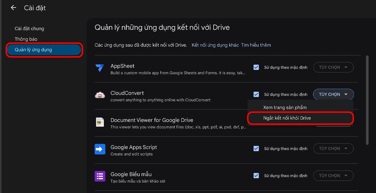 Cách bảo mật Google Drive