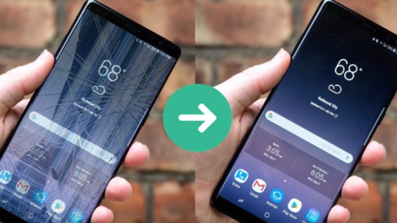 Mang đến trung t&acirc;m sửa chữa uy t&iacute;n để thực hiện thay m&agrave;n h&igrave;nh mới