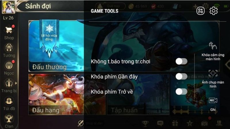 Bạn c&oacute; thể chơi game m&agrave; kh&ocirc;ng bị ph&acirc;n t&acirc;m với t&iacute;nh năng Game Tool
