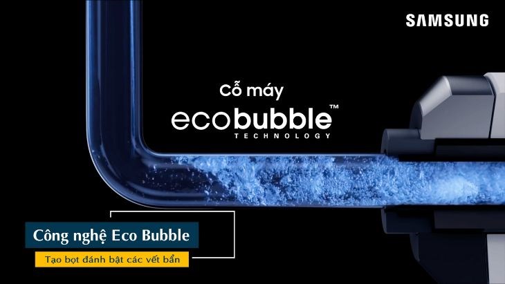 Máy giặt Samsung Inverter 10 kg WW10TP44DSB/SV - Ecobubble