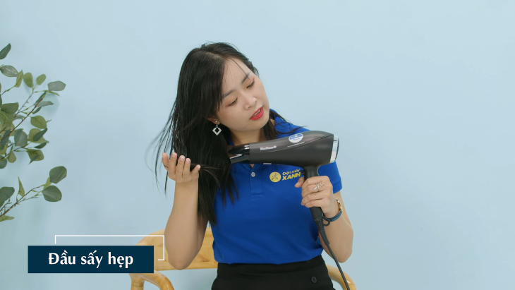Máy sấy tóc BlueStone HDB-1863 - Đầu sấy hẹp Đầu sấy hẹp để tạo kiểu tóc dễ hơn