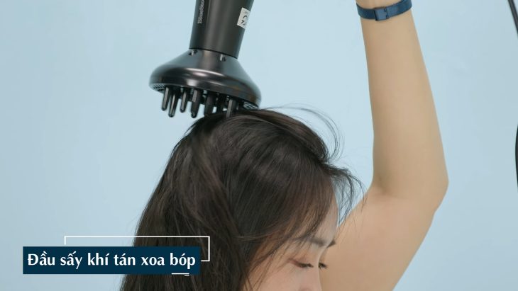 Máy sấy tóc BlueStone HDB-1863 - Đầu sấy tán khí Đầu sấy tán khí xoa bóp giảm xơ rối và tăng độ phồng