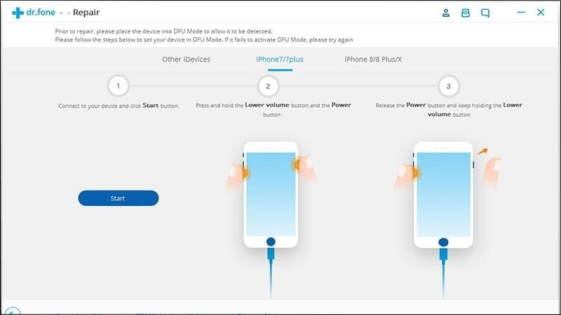 Kết nối iPhone với m&aacute;y t&iacute;nh để phần mềm Dr.Fone nhận dạng thiết bị