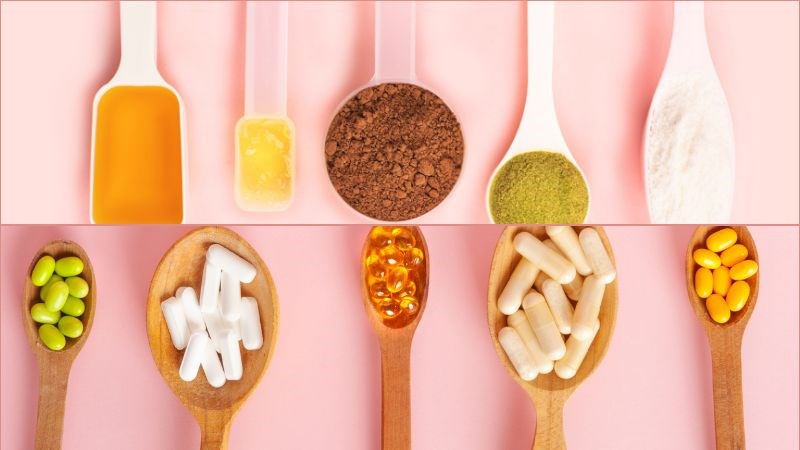 Collagen có thể được bổ sung dưới dạng bột hoặc viên nang Collagen có thể được bổ sung dưới dạng bột hoặc viên nang