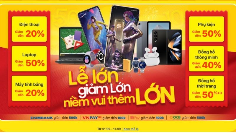 Chương tr&igrave;nh khuyến m&atilde;i hấp dẫn