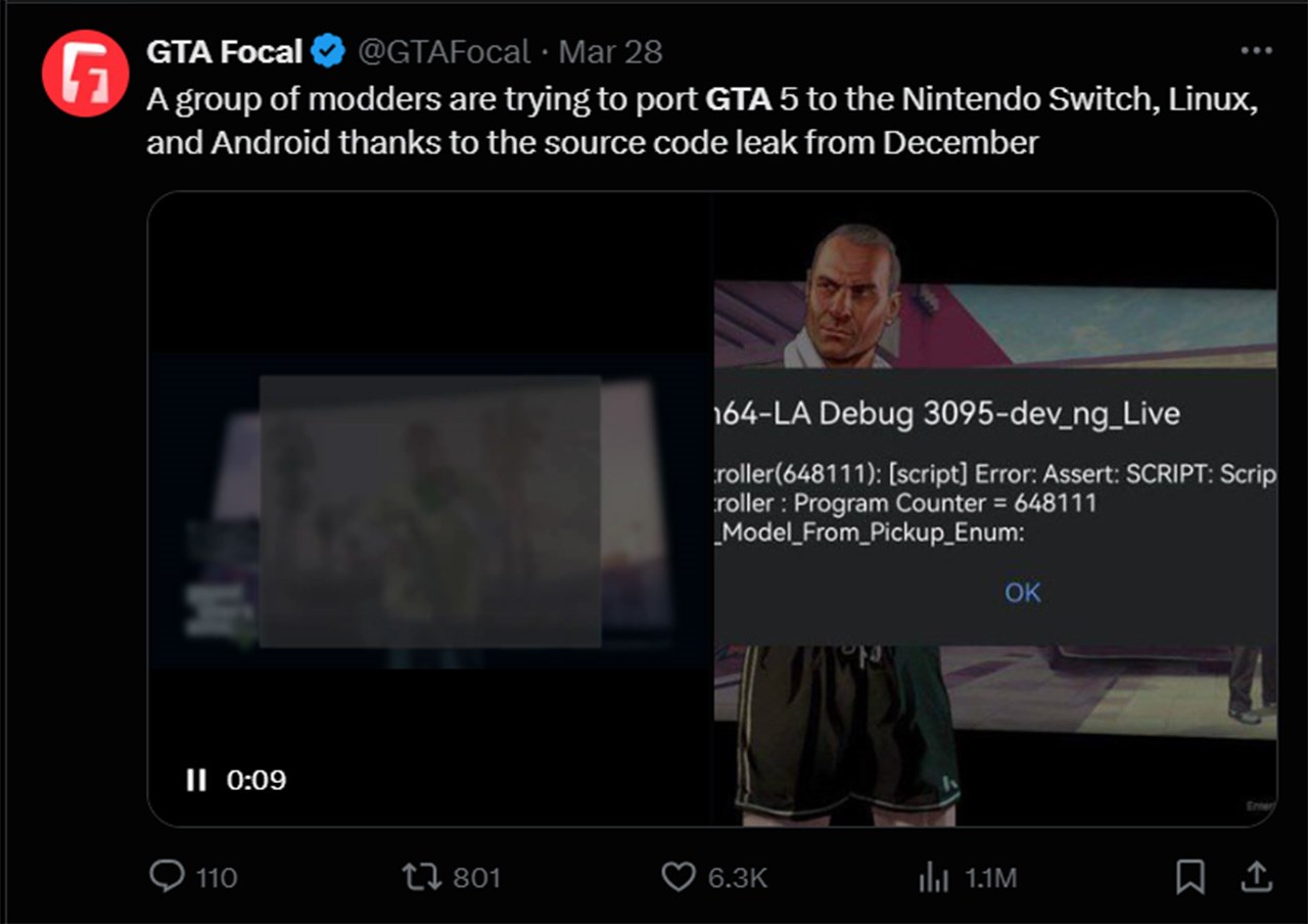 GTA Focal cho rằng, công cuộc đem GTA V lên các nền tảng khác chỉ đang ở giai đoạn đầu GTA Focal cho rằng, công cuộc đem GTA V lên các nền tảng khác chỉ đang ở giai đoạn đầu