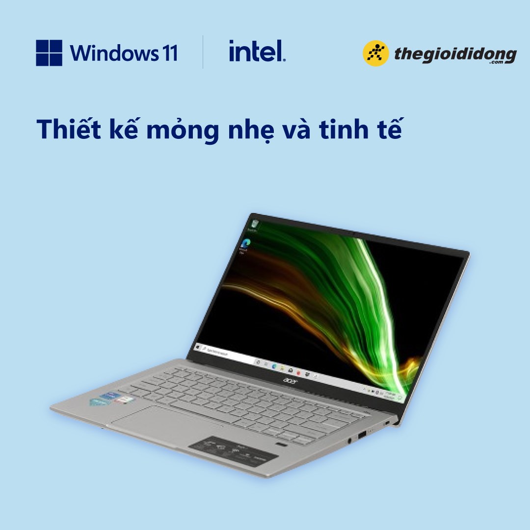 Laptop Acer Swift 3 SF314, chiếc laptop có thiết kế tinh tế và hiệu năng đỉnh cao 