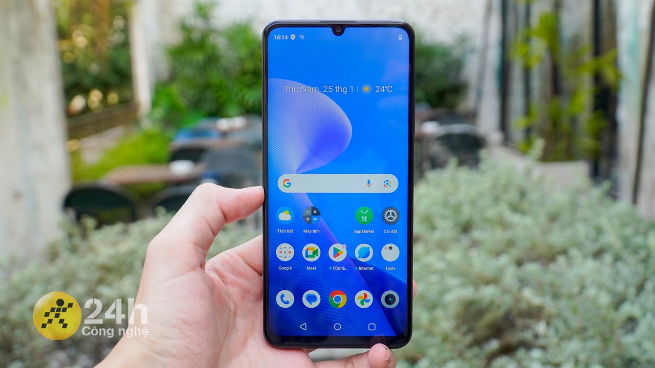 Hình ảnh thiết kế mặt trước của realme Note 50