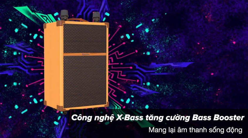 Công nghệ X-Bass mang lại âm thanh sống động hơn