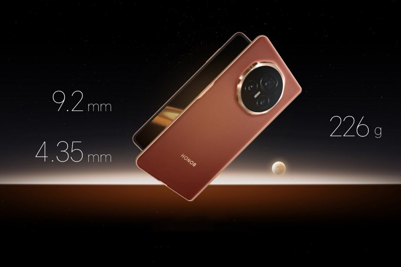 Honor Magic V3 là mẫu smartphone màn hình gập mỏng và nhẹ nhất hiện nay