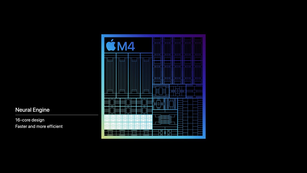 Nhân Neural Engine mạnh nhất từ trước đến nay của Apple được trang bị trên chip M4