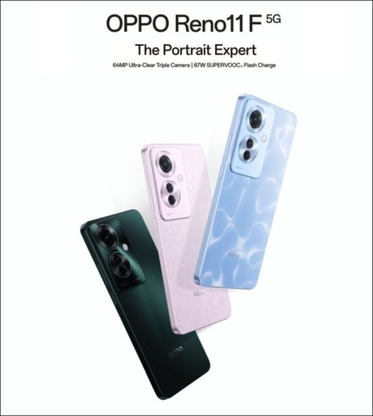 Hình ảnh rò rỉ về thiết kế và thông số của OPPO Reno11 F 5G