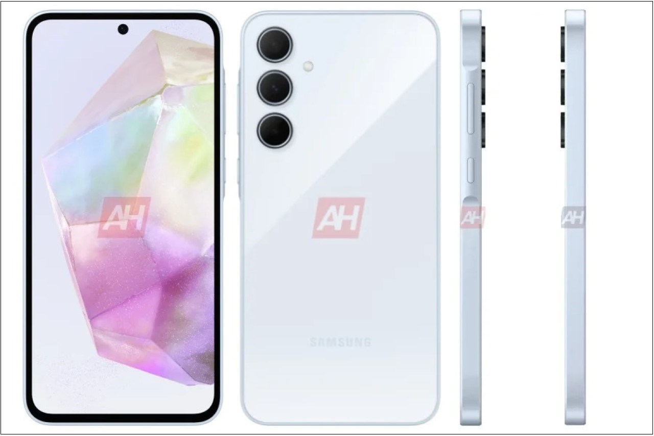 Ngoại hình của Galaxy A35 5G được Android Headlines đăng tải