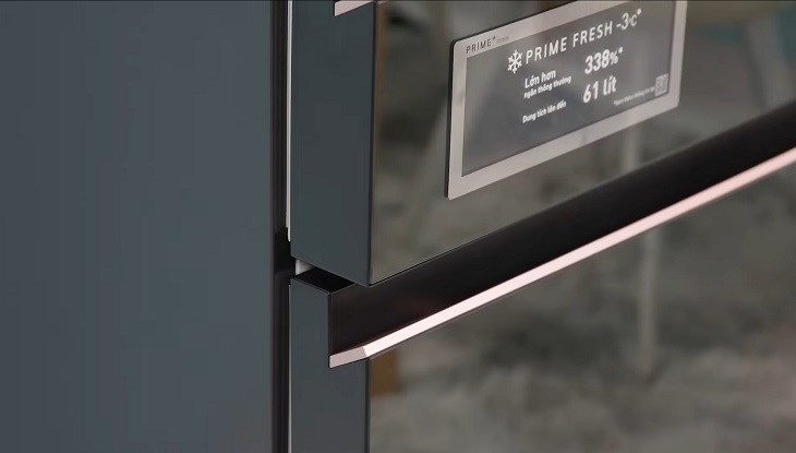 Tay cầm ẩn hiện đại Tay cầm tủ lạnh thiết kế khoét ẩn tinh tế