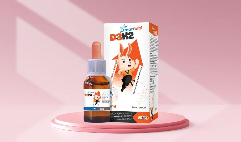 Siro Smartbibi D3K2 hỗ trợ hấp thu canxi 15 ml (từ 0 tháng)