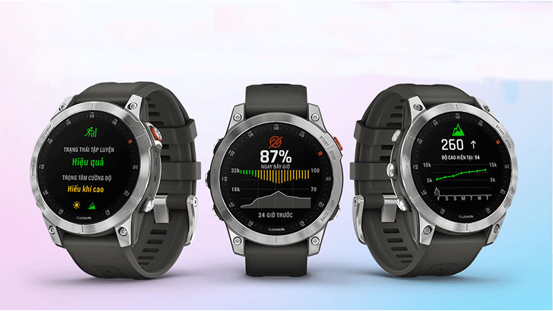 Màu sắc của Garmin Epix 2 Màu sắc của Garmin Epix 2
