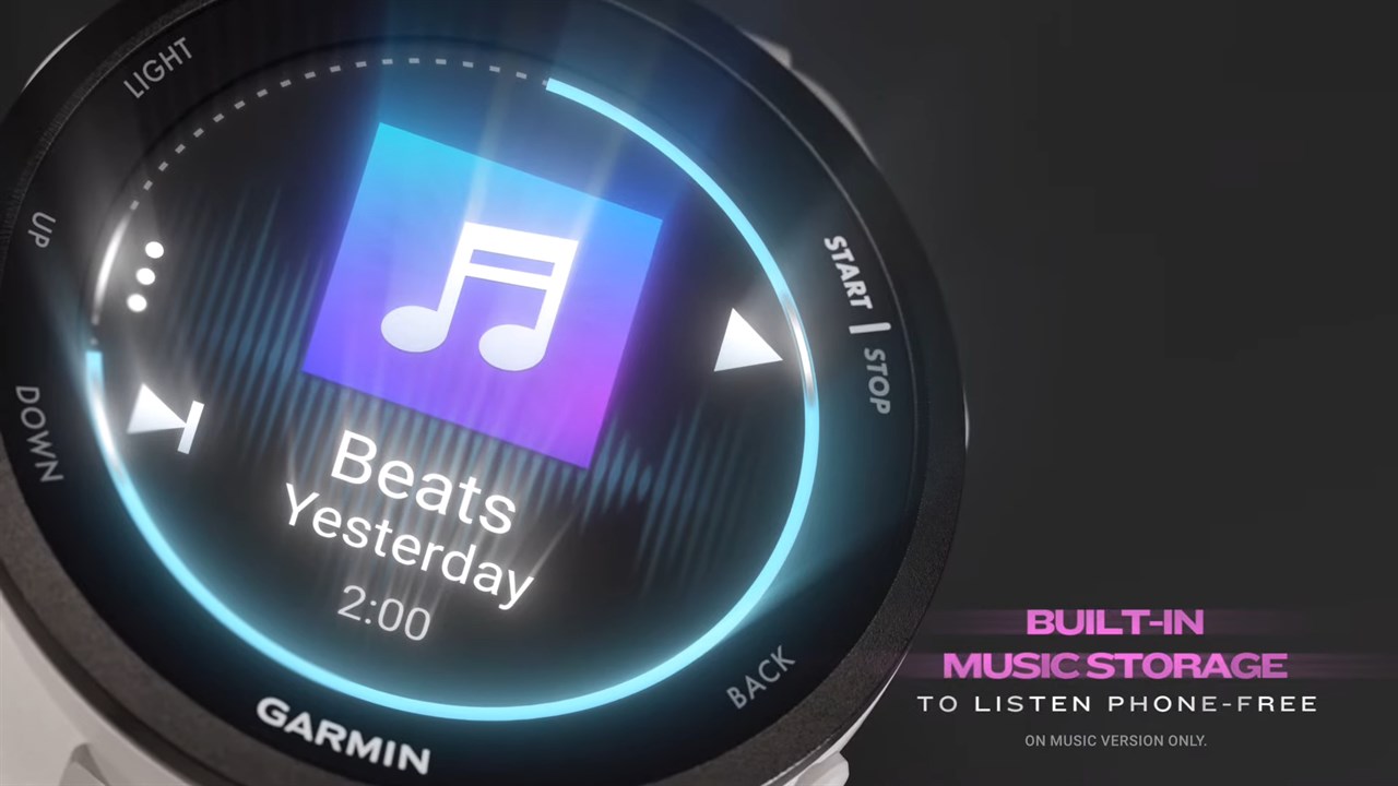 Điểm khác biệt của bản Music là khả năng lưu trữ và chơi nhạc