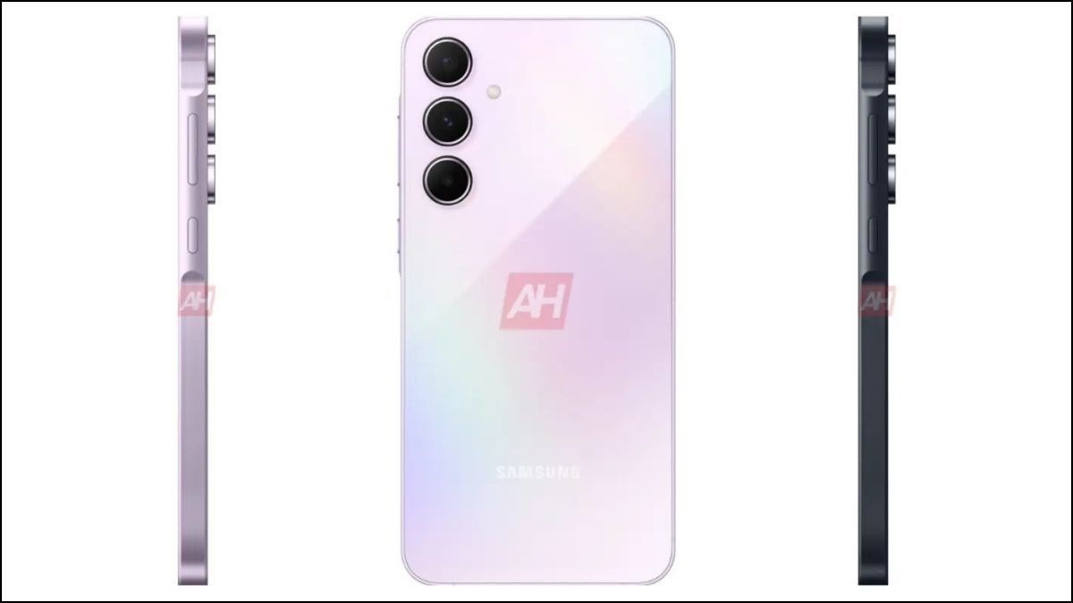 Hình ảnh render được cho là của Galaxy A55 5G