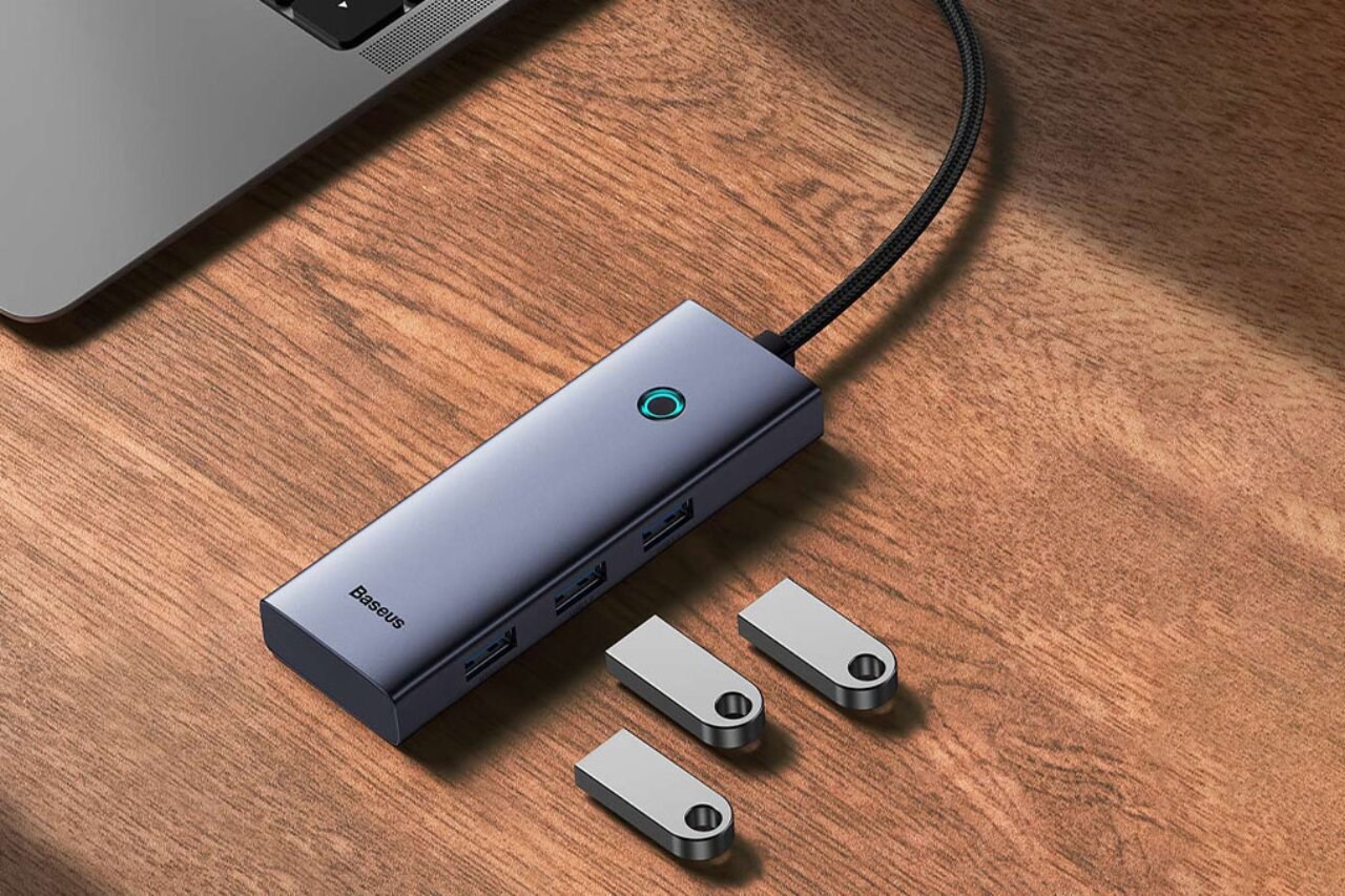 Adapter chuyển đổi USB C 5 in 1 Baseus UltraJoy BS-OH150 