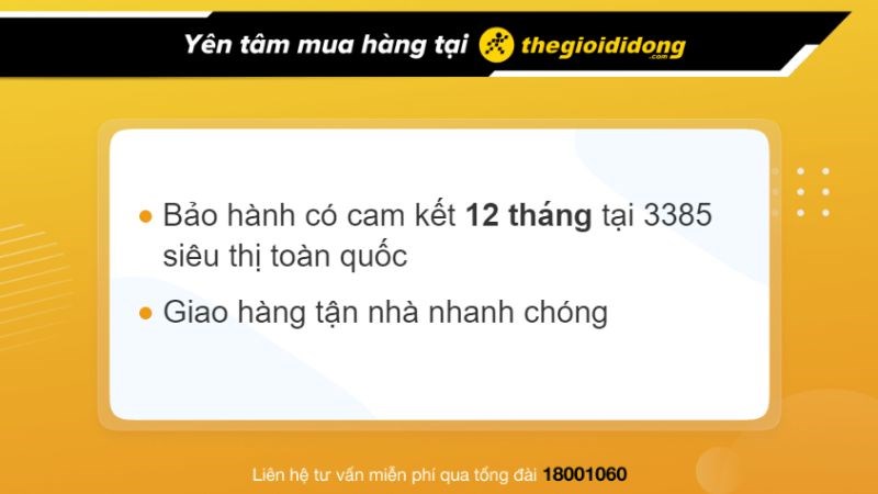 Ch&iacute;nh s&aacute;ch bảo h&agrave;nh tại Thế Giới Di Động