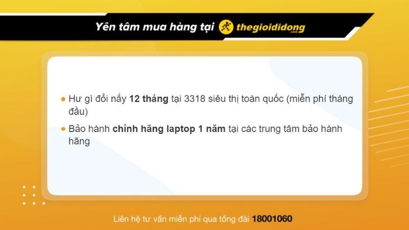 Chính sách bảo hành tốt tại TGDĐ Chính sách bảo hành tốt tại TGDĐ