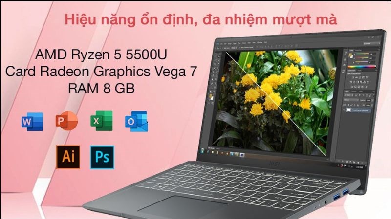 Thiết kế mỏng nhẹ, xử lý nhanh gọn các tác vụ Thiết kế mỏng nhẹ, xử lý nhanh gọn các tác vụ