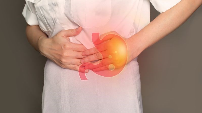 Dạ dày có thể bị khó chịu do hàm lượng chất xơ cao trong rau mồng tơi