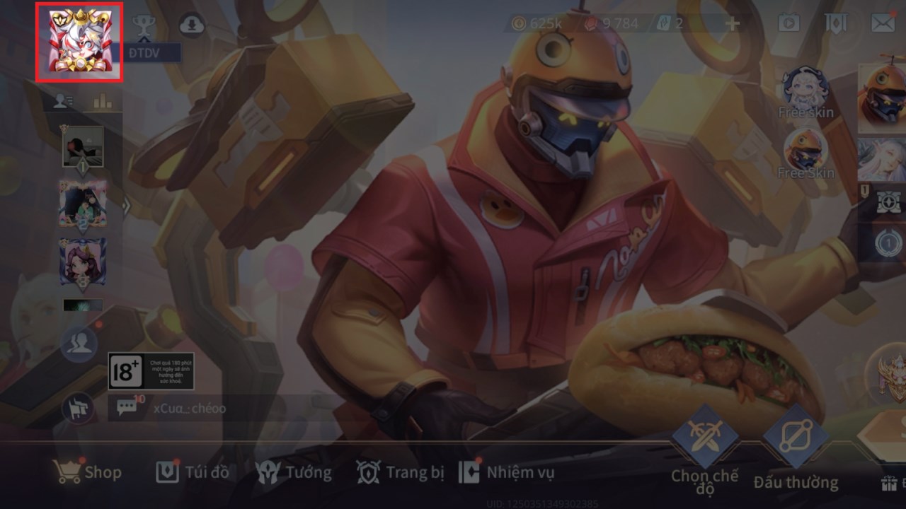 Cách ẩn tiểu sử trong Liên Quân