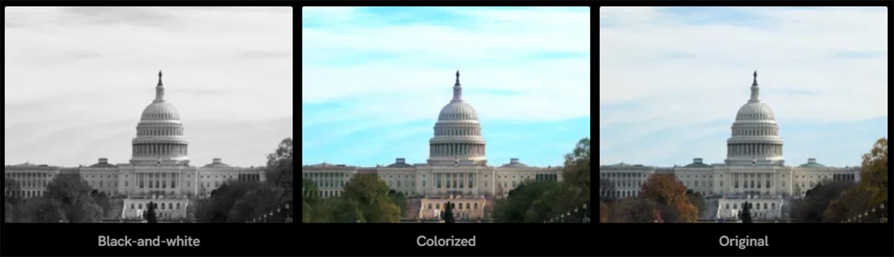 Tính năng tô màu có thể xử lý tốt ảnh phỏng cảnh Tính năng tô màu có thể xử lý tốt ảnh phỏng cảnh