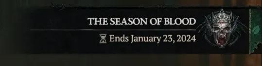 Thông báo của game về thời điểm phát hành mùa mới