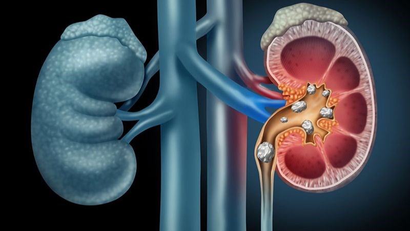 Sỏi tiết niệu là một trong những nguyên nhân chính gây thận ứ nước