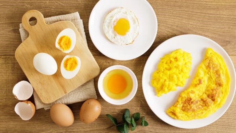 Trứng chứa nhiều protein giúp vết thương nhanh hồi phục và tránh hình thành sẹo